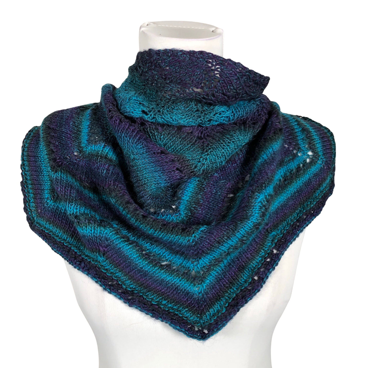 Unisex Handmade - Scarf, size Midi - Blue (1)