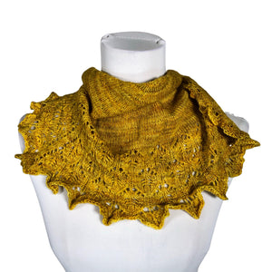 Unisex Handmade - Scarf, size Mini - Yellow (1)