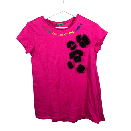 Unisex Benetton - T-shirt, size 164 - 170 - Pink ()