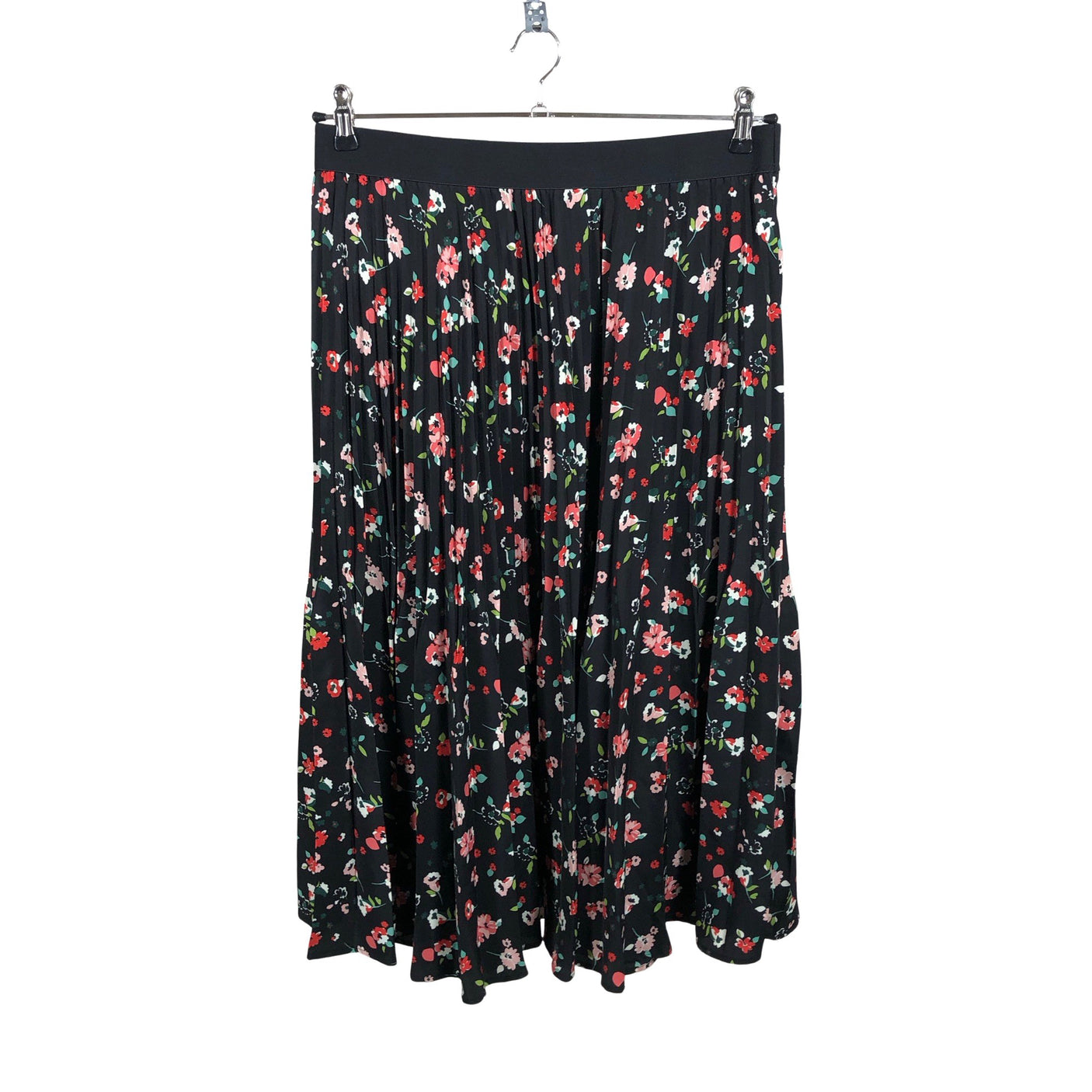 Unisex Per Una by Marks & Spencer - Fabric skirt, size 42 - Black (1)