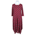 Unisex LQ Designs - Tricot dress, size 44 - Red ()
