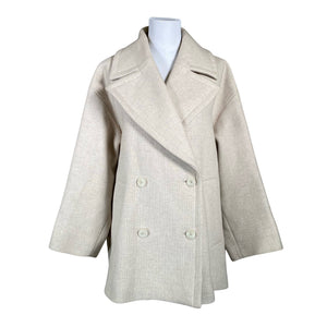 Unisex Massimo Dutti - Wool coat, size 40 - Beige (1)