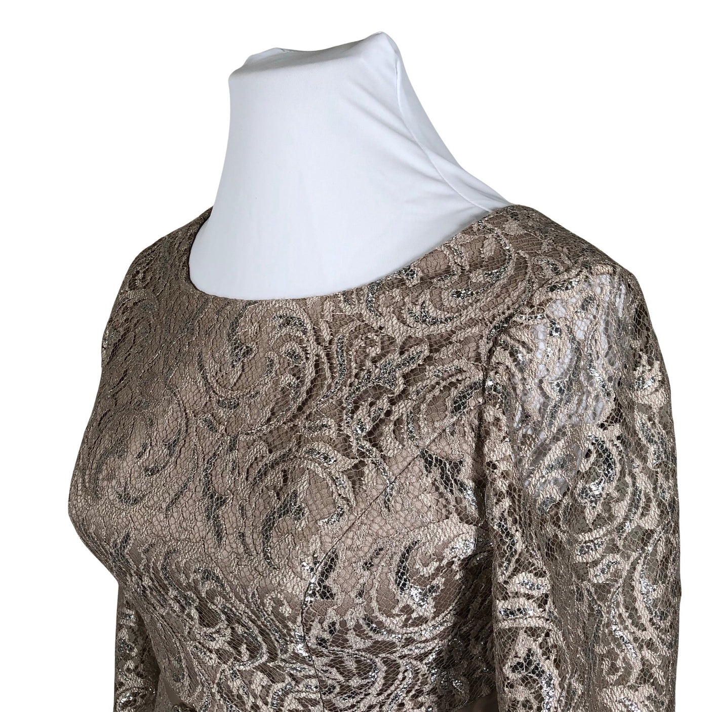 Unisex Sonia Pena - Party dress, size 42 - Beige (3)