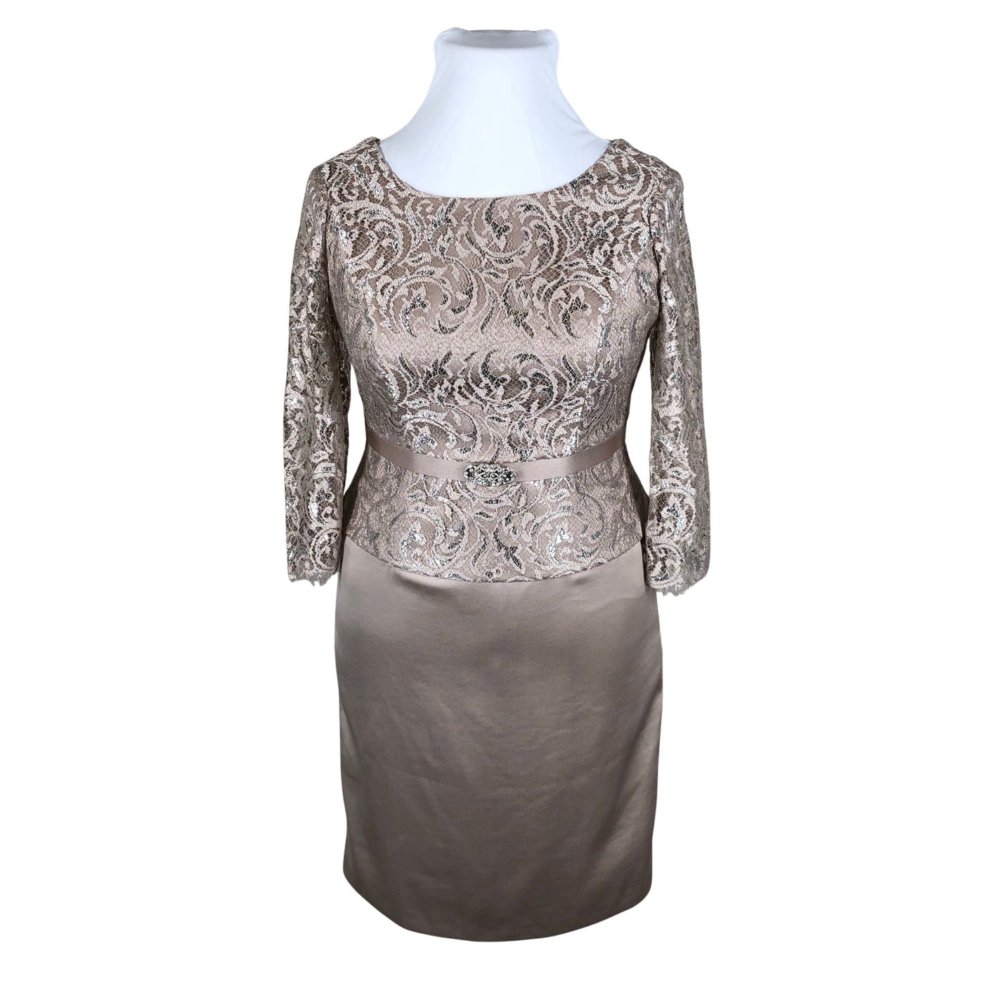 Unisex Sonia Pena - Party dress, size 42 - Beige (1)
