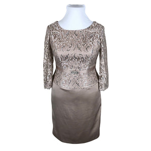 Unisex Sonia Pena - Party dress, size 42 - Beige (1)
