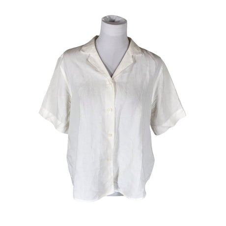 Unisex Uniqlo - Short-sleeved blouse, size 38 - White ()