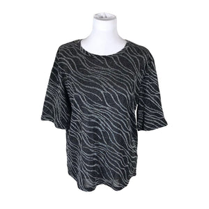 Unisex Lindex - Short-sleeved blouse, size 40 - Black (1)