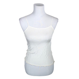 Unisex Samsoe&Samsoe - Tricot tank top, size 36 - White (1)