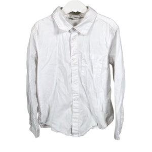 Unisex Lindex - Collared shirt, size 134 - 140 - White (1)
