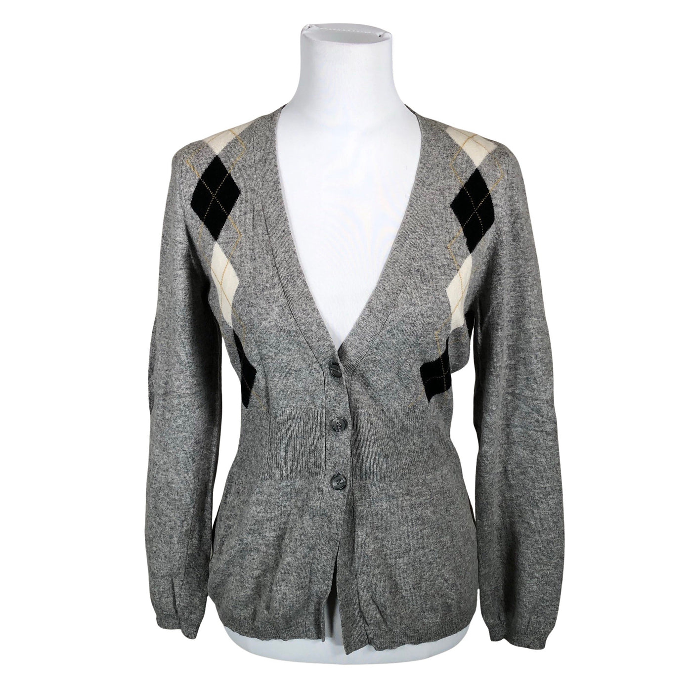 Unisex Global - Cardigan, size 38 - Gray (1)