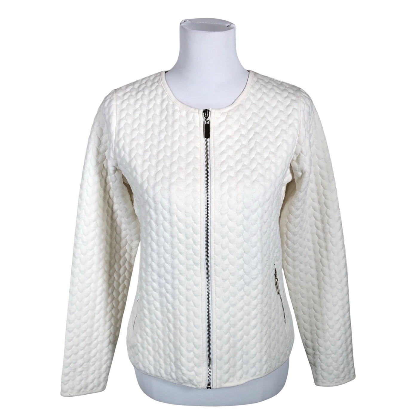 Unisex Soyaconcept - Sweat jacket, size 36 - Natural white (1)