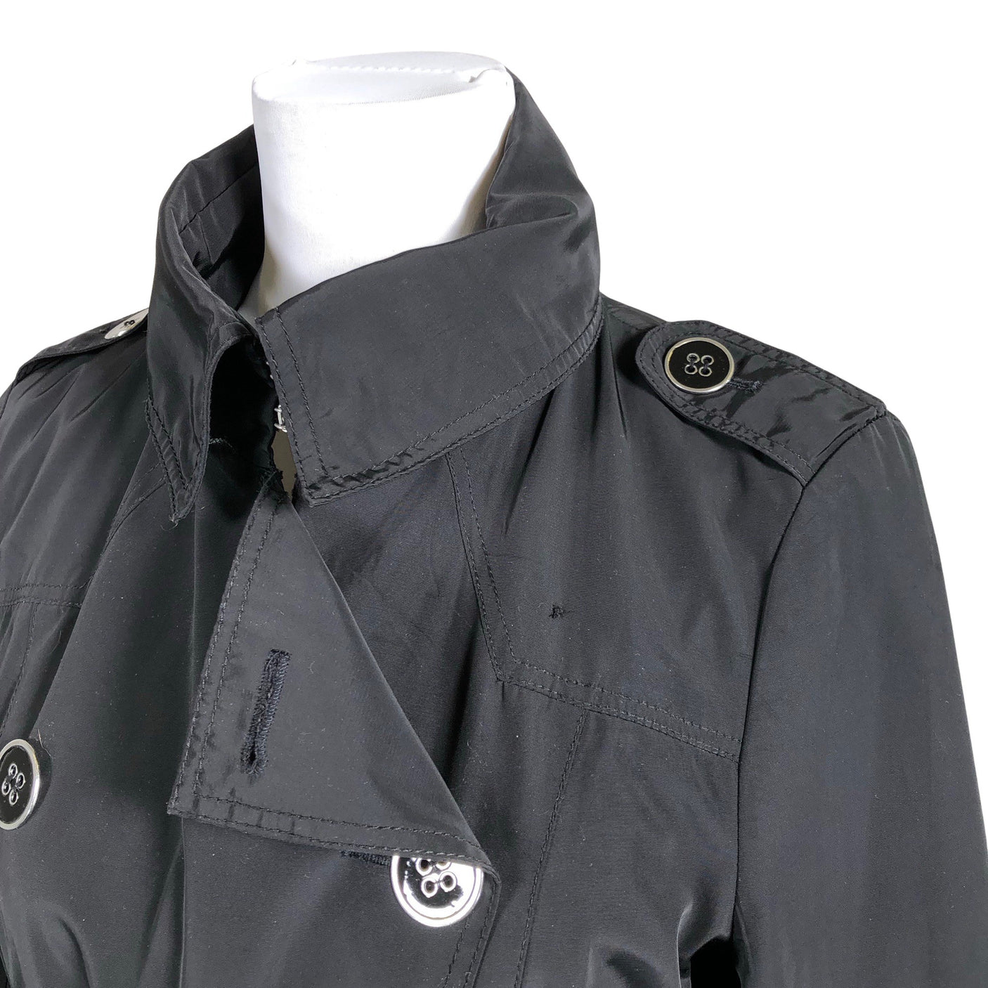 Unisex Easy Comfort - Trench coat, size 36 - Black (3)