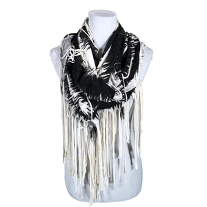 Unisex Nü - Circle scarf, size Maxi - Natural white (1)