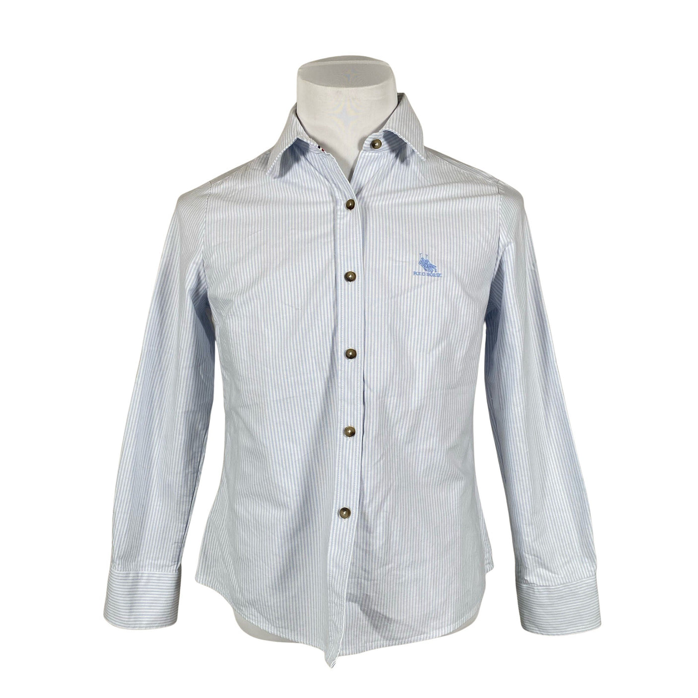 Unisex Polo Horse - Collared shirt, size L - Light blue (1)