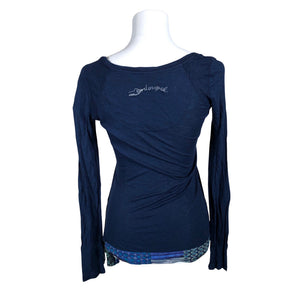 Unisex Desigual - Tricot shirt, size 36 - Blue (2)