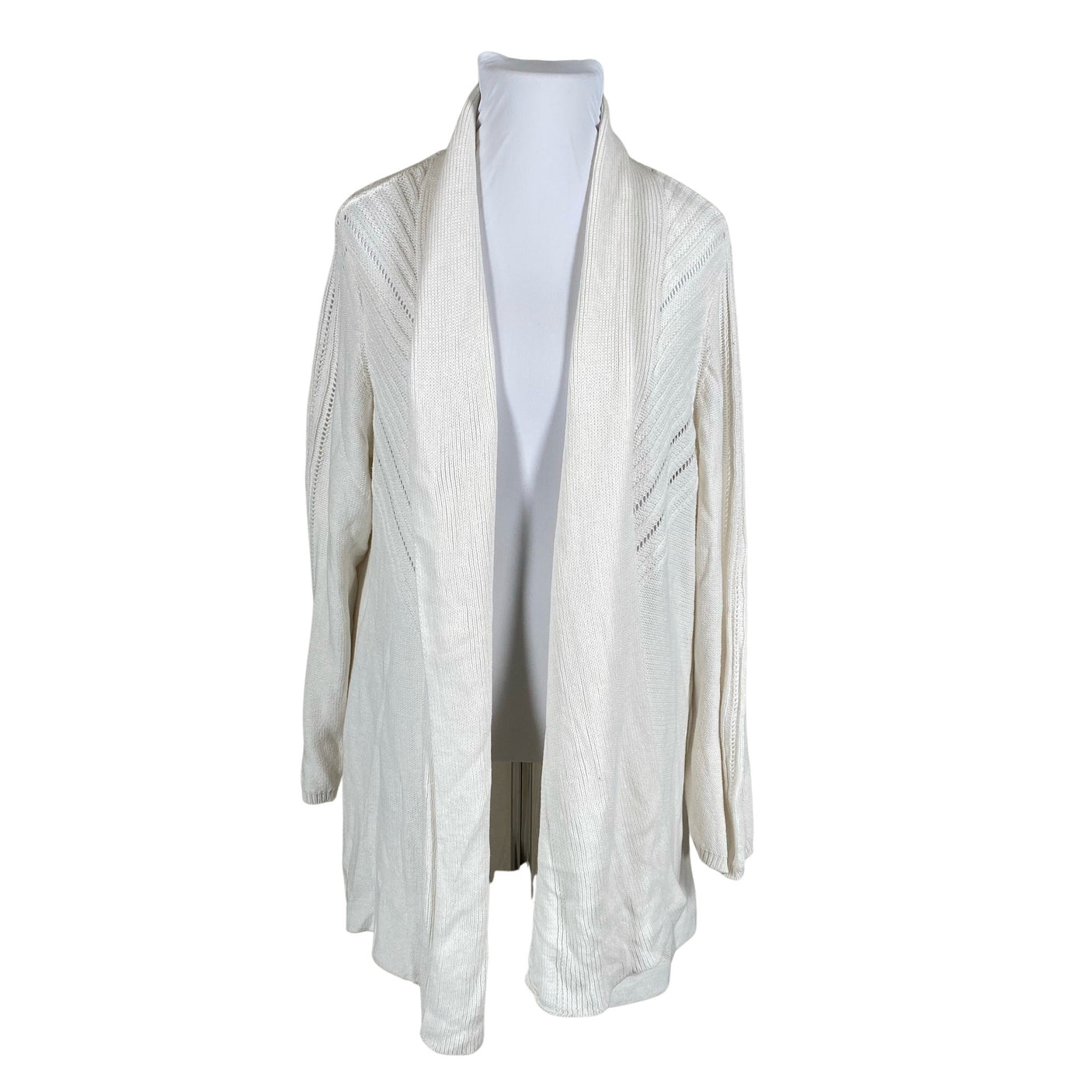 Unisex Adrienne Vittadini - Cardigan, size 44 - White (1)
