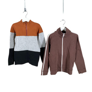 Unisex Polarn O. Pyret - Sweatshirt, size 122 - 128 - Brown (1)