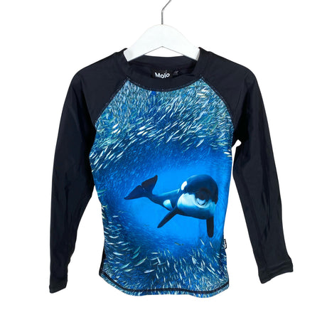 Unisex Molo Kids - Swim shirt, size 110 - 116 - Black ()