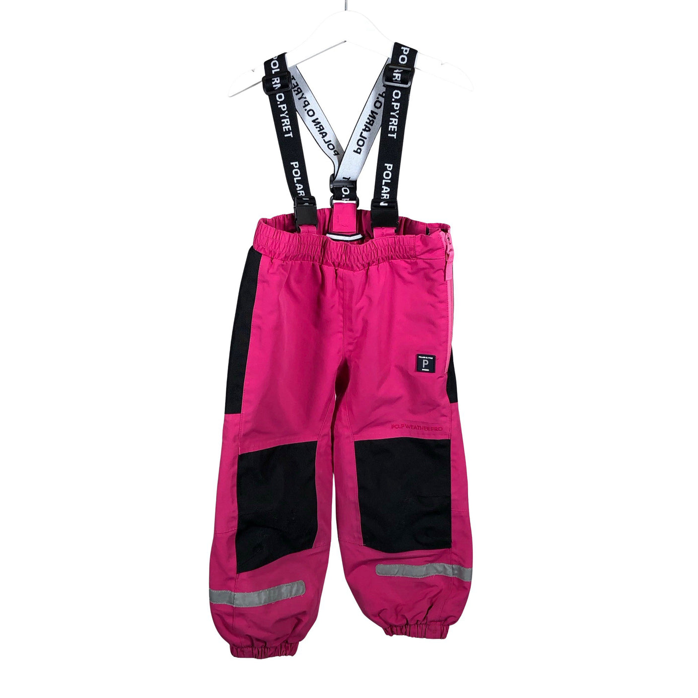 Unisex Polarn O. Pyret - Outdoor pants, size 98 - 104 - Pink (1)