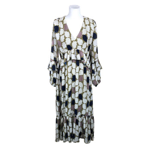 Unisex Résumé - Schiffon dress, size 36 - Green (1)