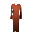 Unisex Thinking Mu - Tricot dress, size 38 - Orange ()