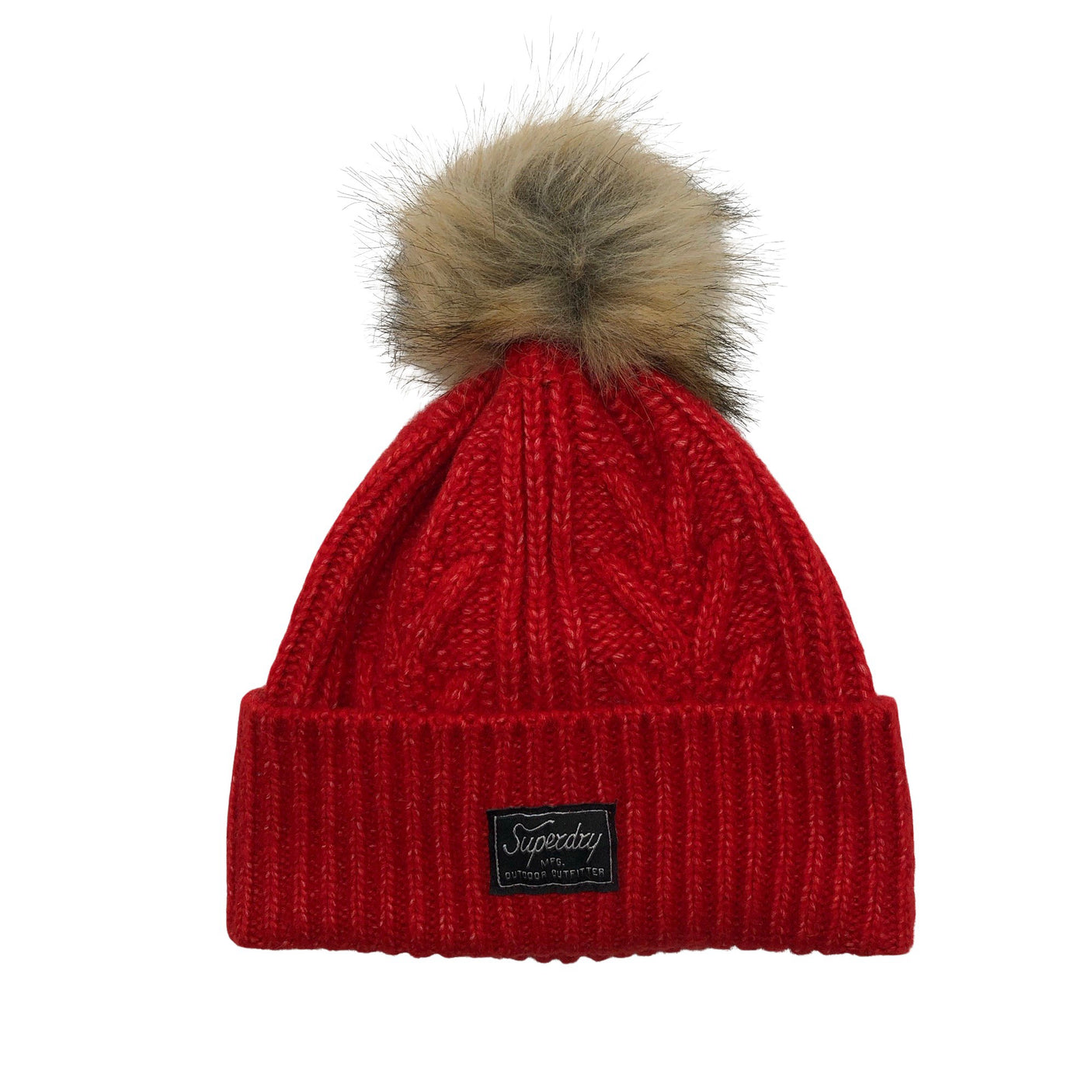 Unisex Superdry - Winter beanie, size 52 - 54 cm - Red (1)