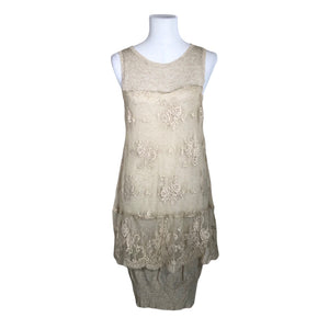 Unisex Lauren Vidal - Knit tunic, size 40 - Beige (1)