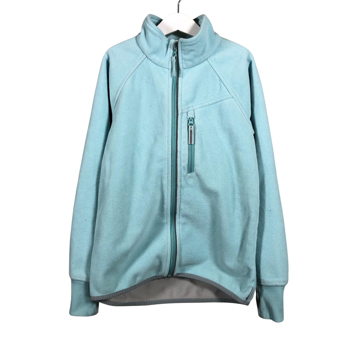 Unisex Polarn O. Pyret - Windfleece jacket, size 134 - 140 - Turquoise (1)
