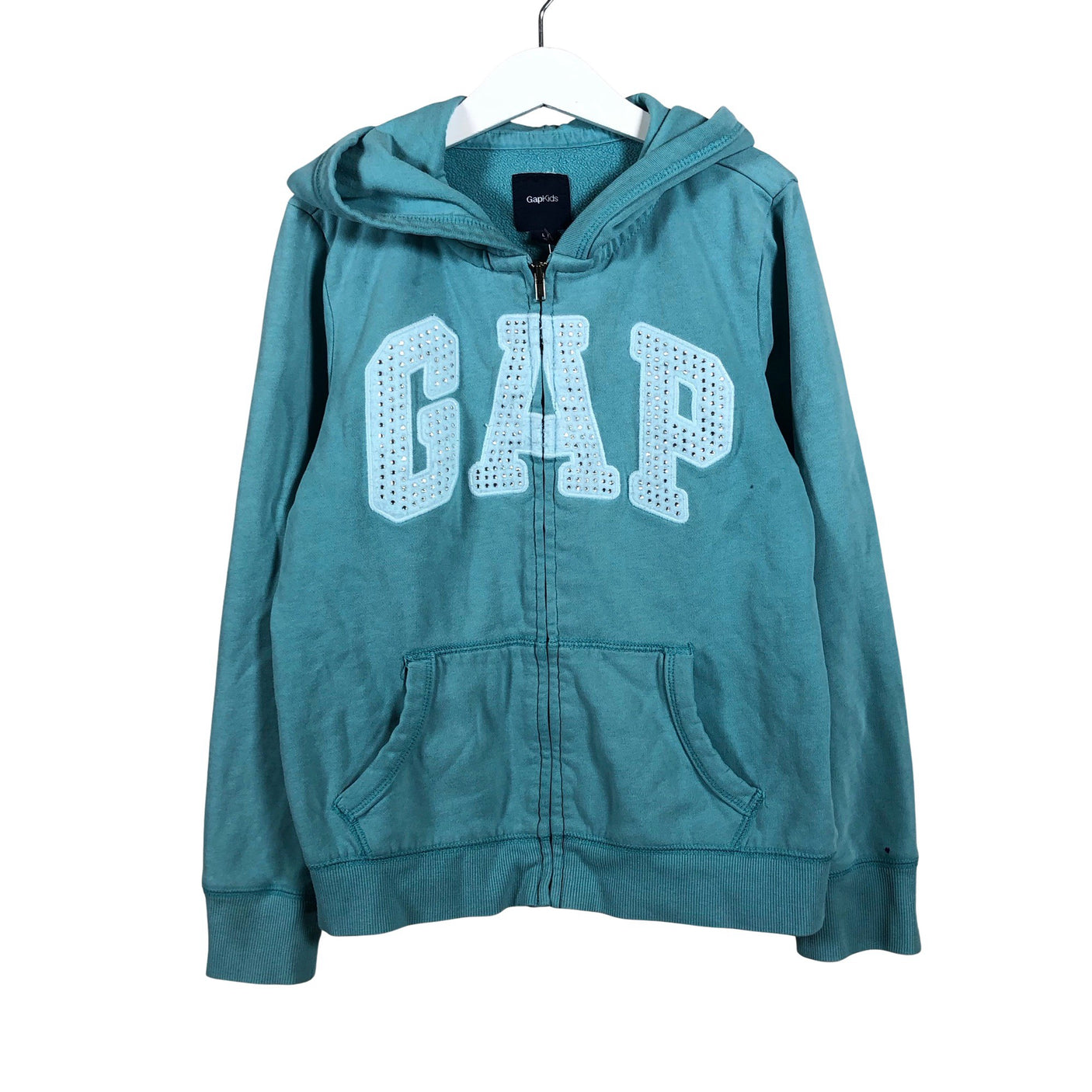 Unisex Gap - Hoodie, size 134 - 140 - Turquoise (1)