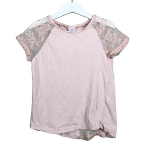 Unisex Lindex - T-shirt, size 122 - 128 - Light pink (1)
