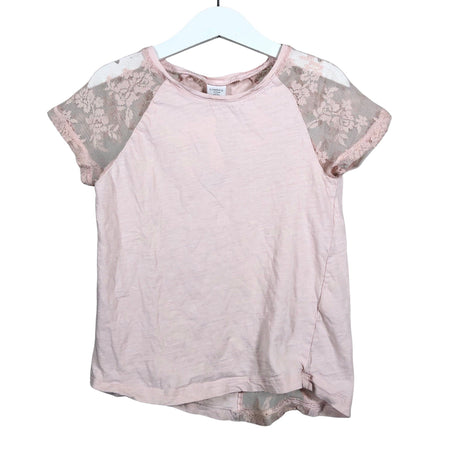 Unisex Lindex - T-shirt, size 122 - 128 - Light pink ()