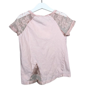 Unisex Lindex - T-shirt, size 122 - 128 - Light pink (2)