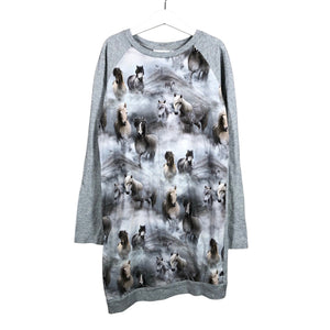 Unisex Molo Kids - Tricot dress, size 146 - 152 - Gray (1)