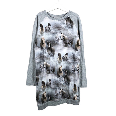 Unisex Molo Kids - Tricot dress, size 146 - 152 - Gray ()