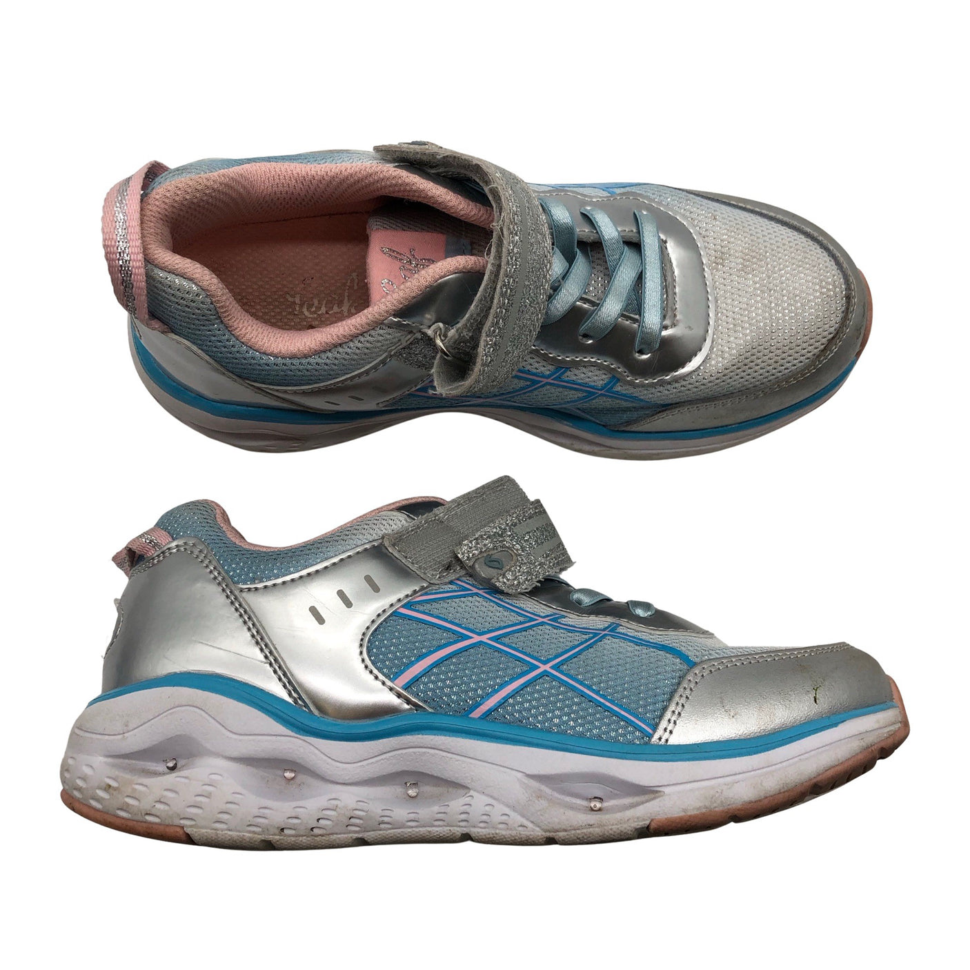 Unisex Leaf - Casual sneakers, size 35 - Silver (1)