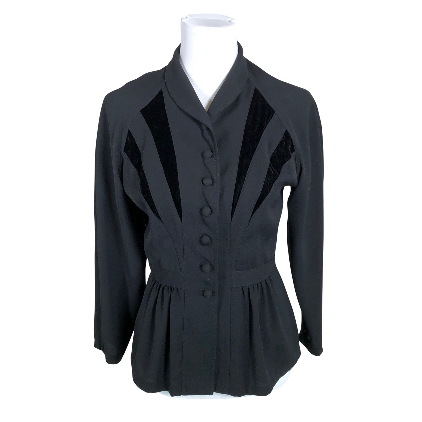 Unisex Elinette - Blouse, size 34 - Black (1)