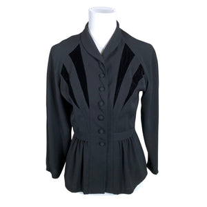 Unisex Elinette - Blouse, size 34 - Black (1)