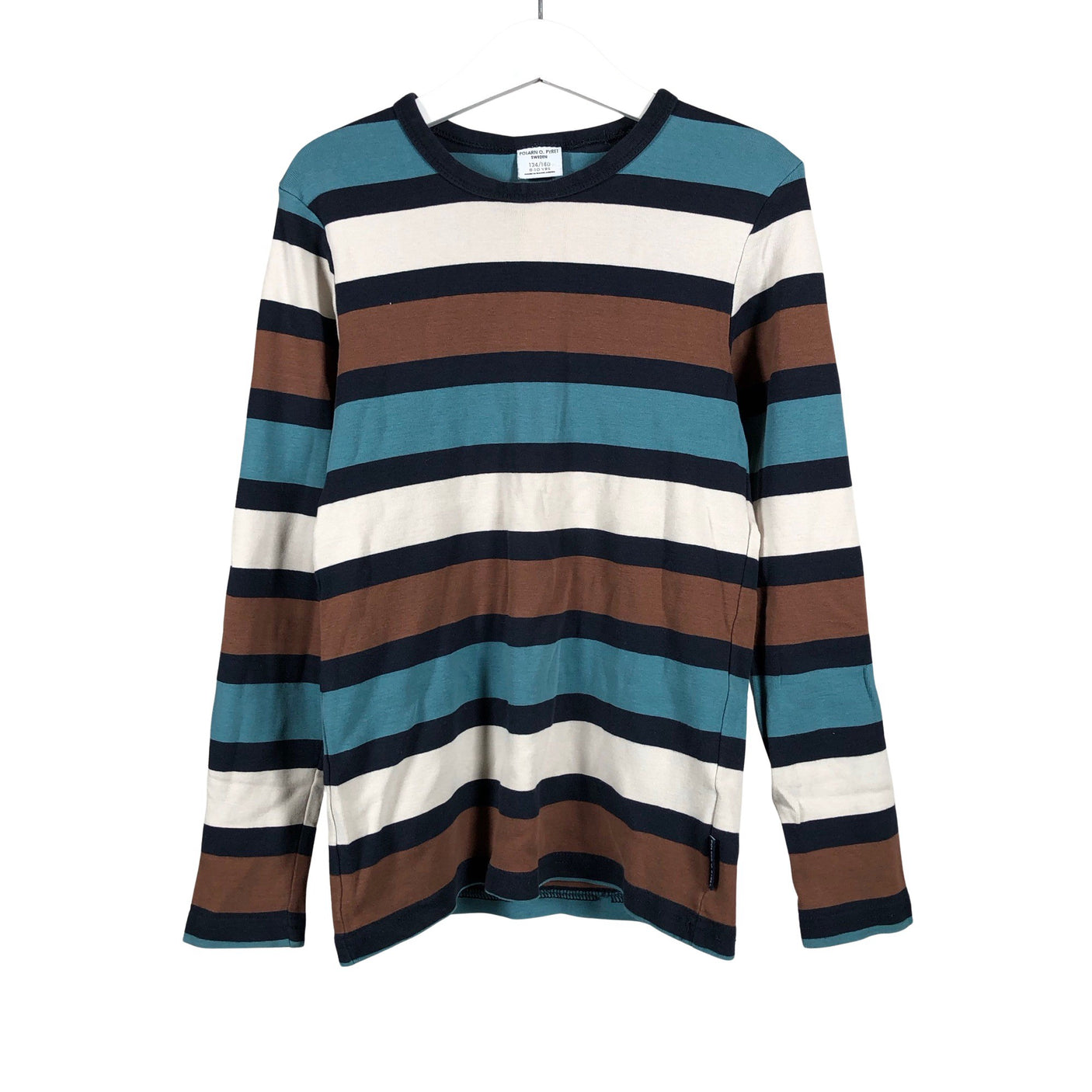 Unisex Polarn O. Pyret - Tricot shirt, size 134 - 140 - Blue (1)