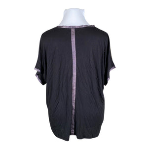 Unisex Soyaconcept - Short-sleeved blouse, size 44 - Violet (2)