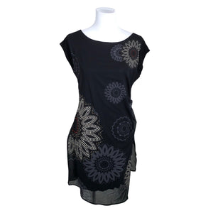 Unisex Desigual - Schiffon dress, size 38 - Black (1)