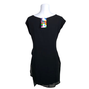 Unisex Desigual - Schiffon dress, size 38 - Black (2)