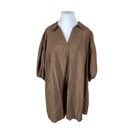 Unisex Zizzi - Tunic, size 54 - Brown ()