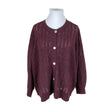 Unisex Zizzi - Cardigan, size 54 - Wine red ()