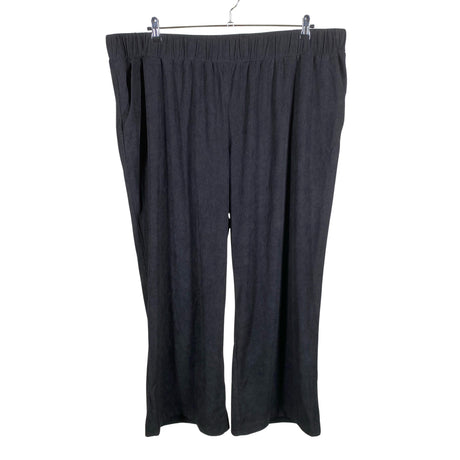 Unisex Zizzi - Velvet pants, size 54 - Black ()