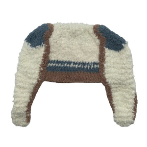 Unisex Handmade - Winter beanie, size 50 - 52 cm - Natural white (2)