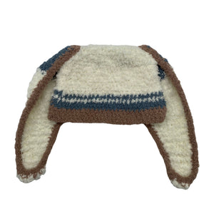 Unisex Handmade - Winter beanie, size 50 - 52 cm - Natural white (1)