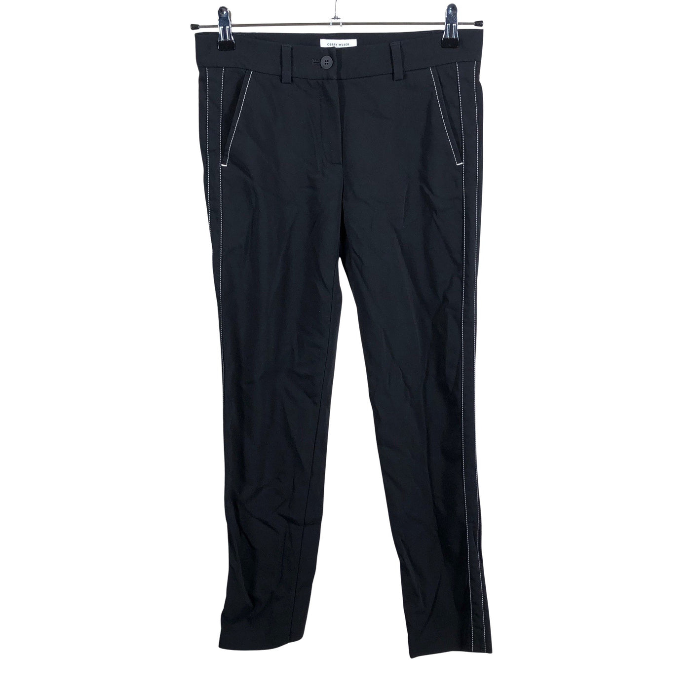 Unisex Gerry Weber - Straight leg trousers, size 38 - Black (1)