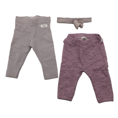 Unisex Newbie - Tricot pants, size 62 - 68 - Violet ()