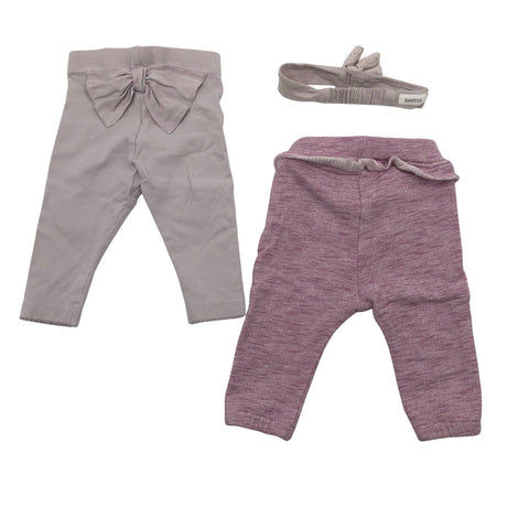 Unisex Newbie - Tricot pants, size 62 - 68 - Violet (2)