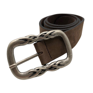 Unisex Esprit - Leather belt, size No size - Brown (1)